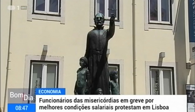 Trabalhadores das Misericórdias estão hoje em greve