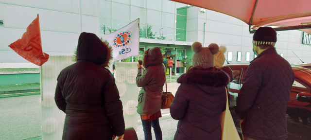 Dia de luta no Intermarché de Albergaria à Velha 