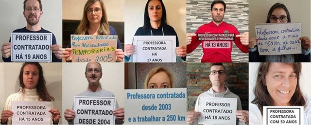 rostos da precariedade