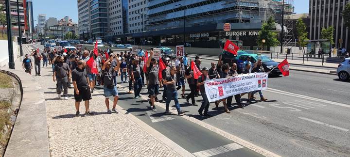 Aos Trabalhadores da Schindler Elevadores 