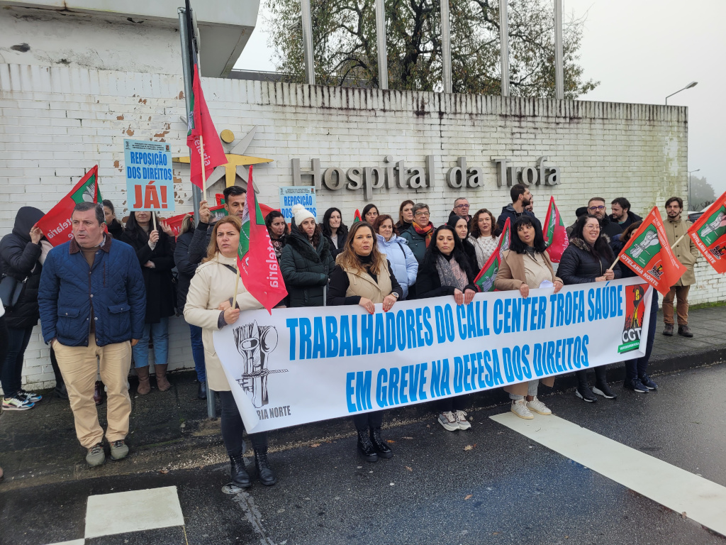 greve o Call Center do Grupo Trofa Saúde